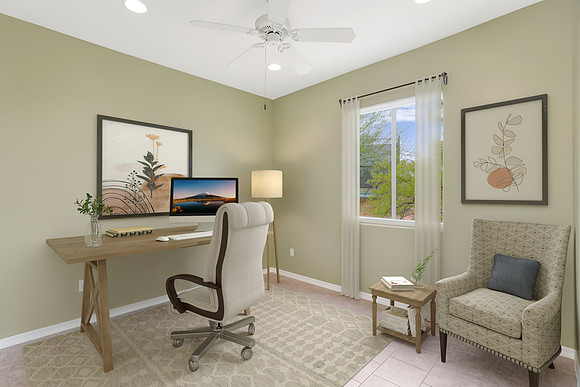 Virtually Staged Office