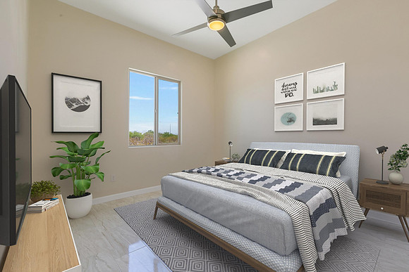 Virtually Staged Room