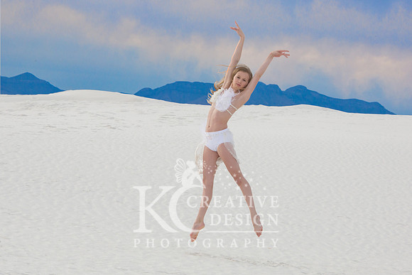 Dawvyn Winters Model/Dancer White Sands New Mexico Photo Shoot 2014