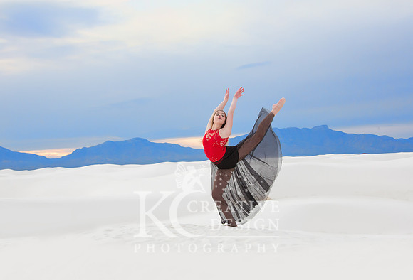Cate Wilson Model/Dancer White Sands New Mexico Photo Shoot 2014