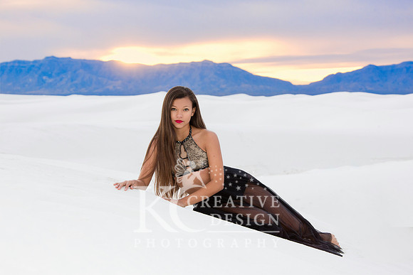 Leyla Craven-Glenn Model/Dancer White Sands New Mexico Photo Shoot 2014