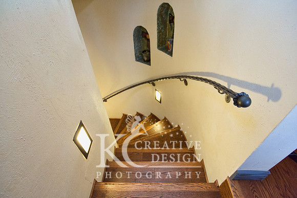 stairs to the master