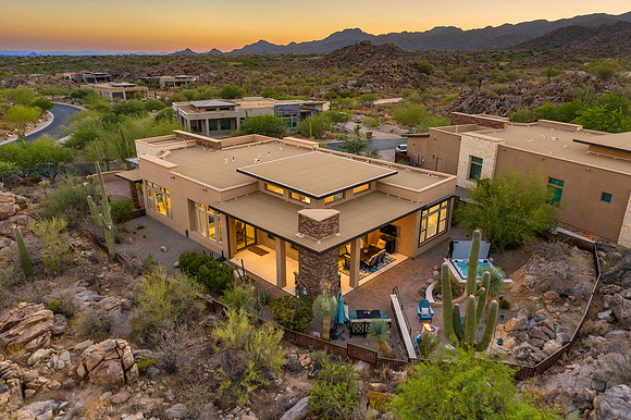 Drone Photography: Stone Canyon in Oro Valley, Arizona