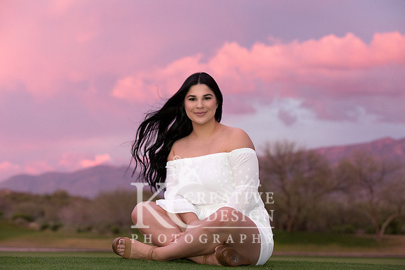 Tucson Sunset Senior Picture