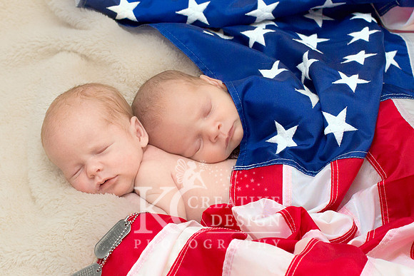 Tucson Military Family Newborn Session