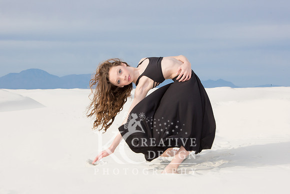 Annabelle Barken Model/Dancer White Sands New Mexico Photo Shoot 2014