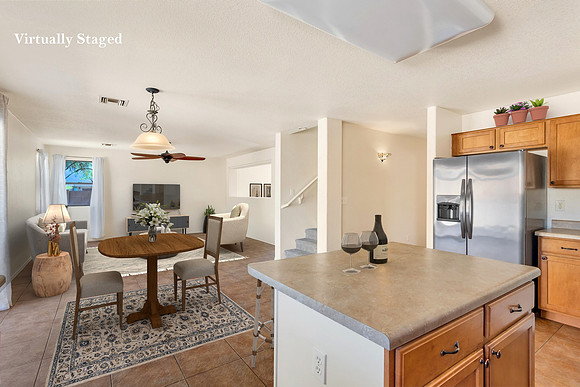 Virtually Staged Room