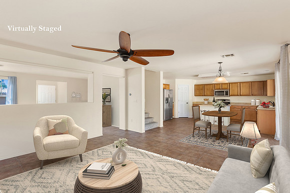 Virtually Staged Room
