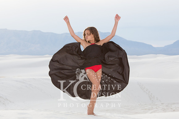 Leah Craven-Glenn Model/Dancer White Sands New Mexico Photo Shoot 2014