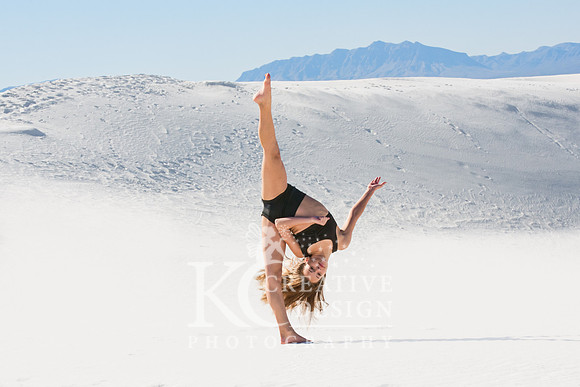 Cassidy Model/Dancer White Sands New Mexico Photo Shoot 2014