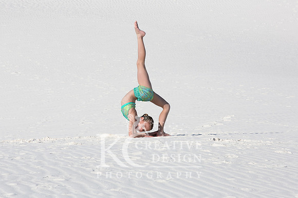 Emmie Gooding Model/Dancer White Sands New Mexico Photo Shoot 2014