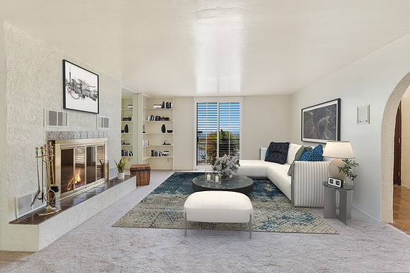 Virtually Staged Room