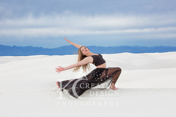 Cate Wilson Model/Dancer White Sands New Mexico Photo Shoot 2014
