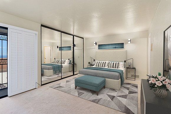 Virtually Staged Room