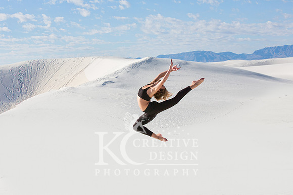 Dance Photography Cassidy model/dancer, White Sands New Mexico Photo Shot 2014